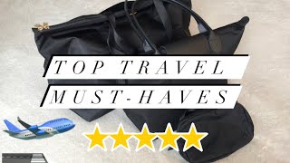 The bags I brought with me to London & my top travel musthaves!   ✈