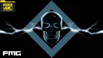 4k Video | Glitch Skull | No Copyright vj loop video Background | No Copyright Stock Video