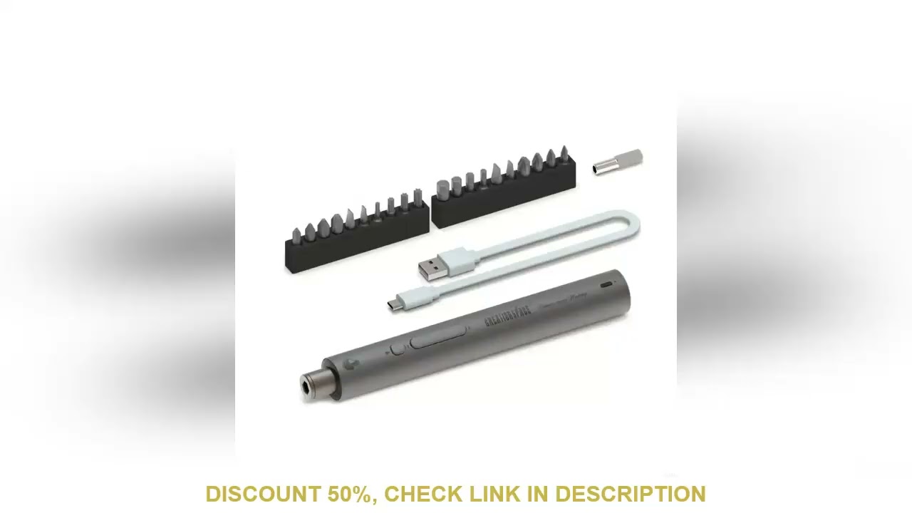 E5BE CS1902A Cordless Electric Screwdriver 1.5Nm Mini Tools USB Charging 3.7V