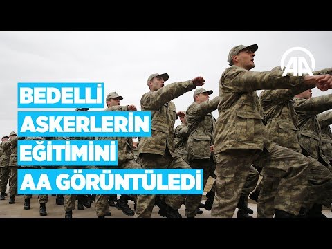 Bedelli askerler böyle eğitim görüyor