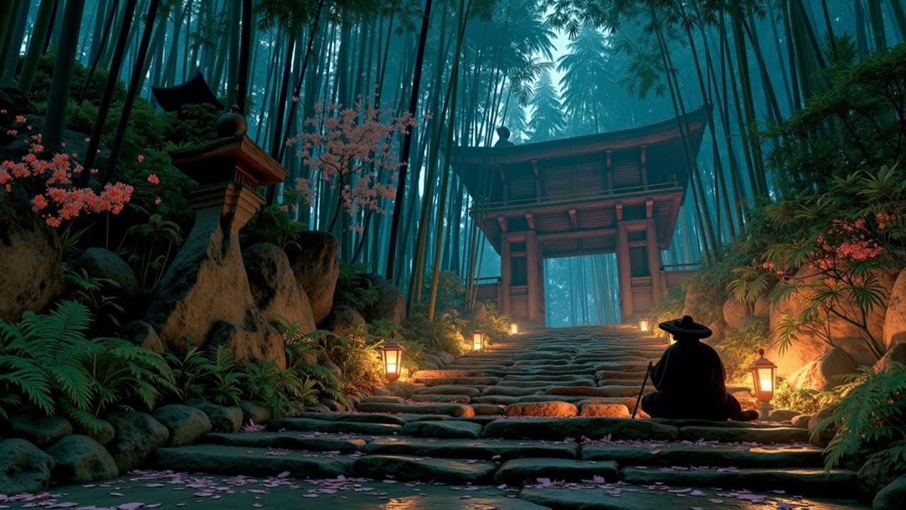 Japanese Bamboo Forest Ambient Music ~ Zen Flute for Deep