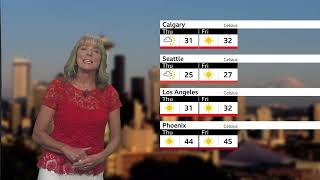 BBC Weather today in NORTH AMERICA - July 23rd, 2026