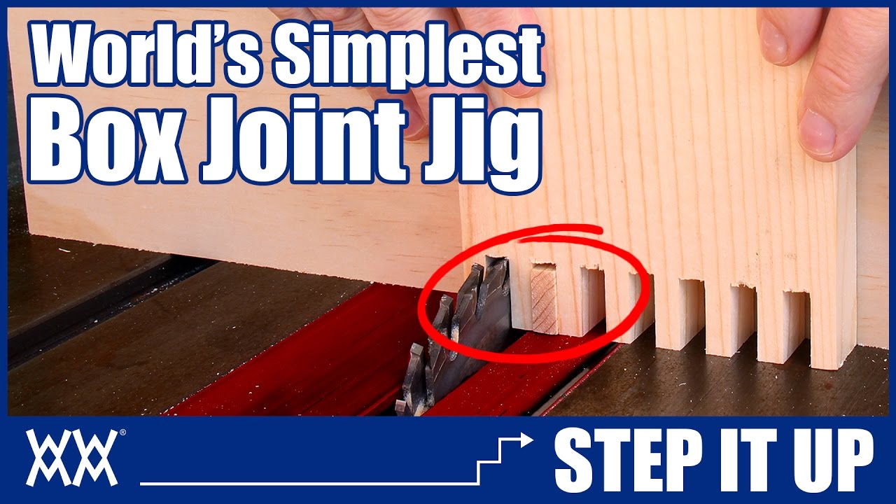 The World S Simplest Box Joint Jig Woodworking For Mere Mortals