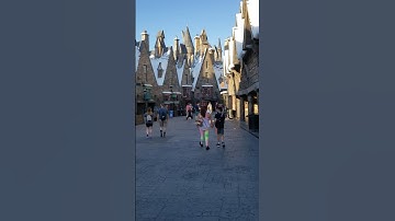 First time entering Hogsmeade (2021)