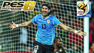 ? HABLAMOS DE FÚTBOL Y JUGAMOS AL PES 6 MUNDIAL 2010 CON URUGUAY ?⚽