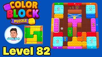 Color block puzzle 3d jam level 82 solution walkthrough 