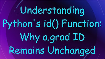 Understanding Python