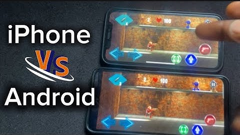 iPhone VS android on KILLER BEAN UNLEASHED GAMES
