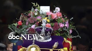 Queen Elizabeth II honored during 1st British state funeral in decades