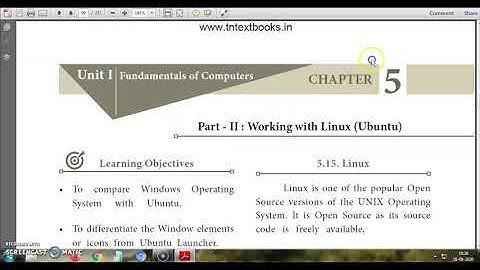 XI - Computer - Day 14  - Ch – 5 Working with Ubuntu
