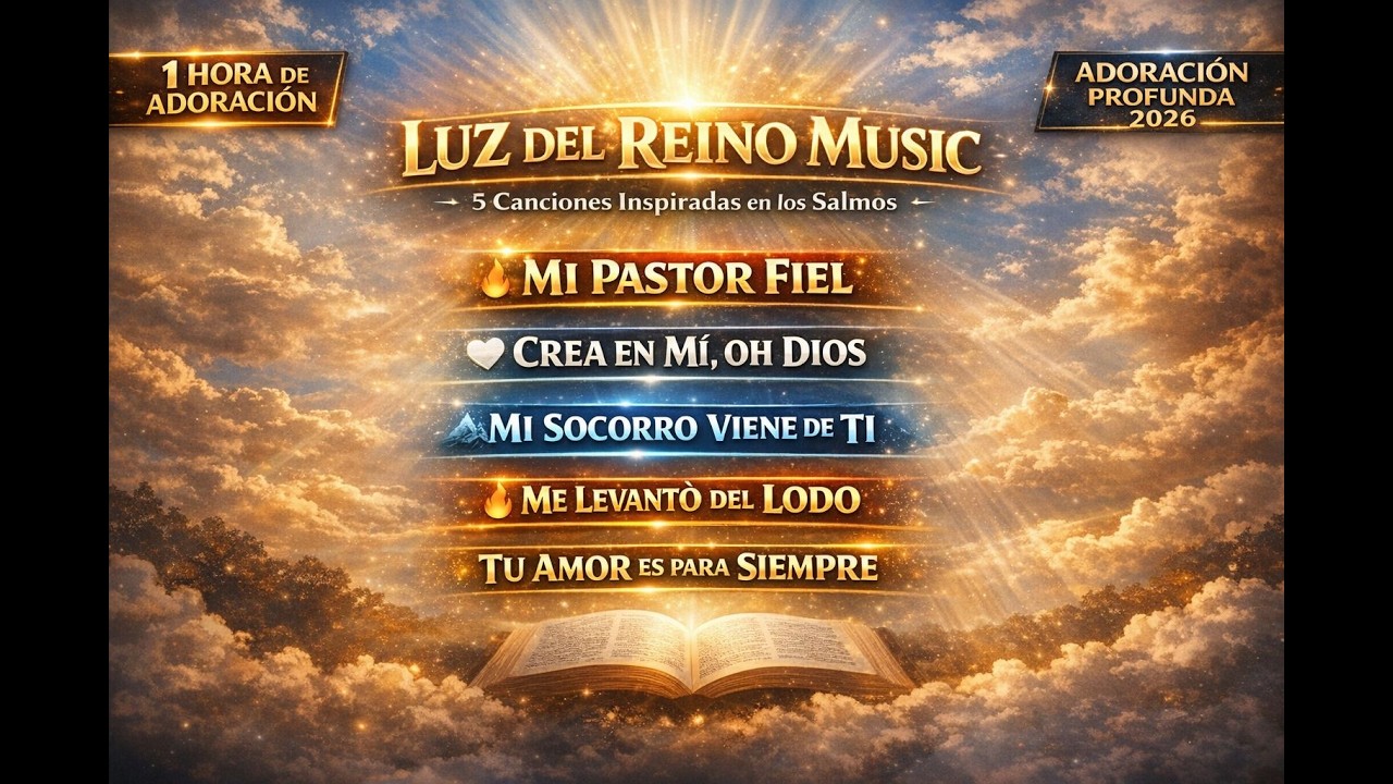 🔴 24/7 ADORACIÓN EN VIVO 🔥 Música Cristiana Inspirada en los Salmos | Luz del Reino Music