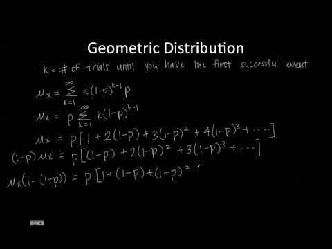 Geometric Distribution -