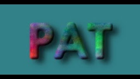 Gimp 2: Creating Floating Text