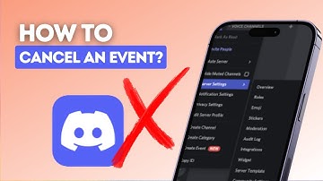 How to cancel an event on Discord?
