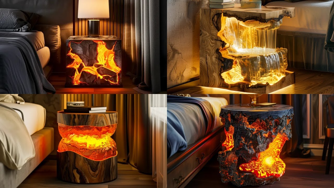 Best 100 Epoxy Resin Bedside Table Designs Ideas 2025 Epoxy Table ...
