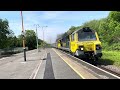 70010 passes Water Orton with a 3 tone while thrashing working 4M82. #tone #class70 #train #railway