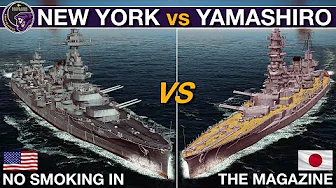 New York Battleship(1942) vs Yamashiro Battleship(1944) | War On The Sea