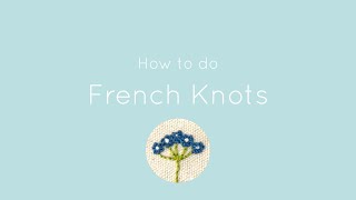 How to do 'French Knots' on your Chasing Threads Stitch Flower Pouch