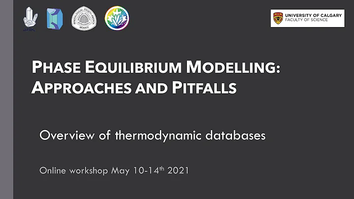 PEM 1 Overview of thermodynamic databases (Pierre ...