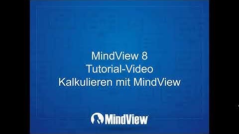 MindView 8 - Kalkulieren mit MindView