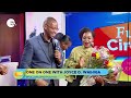 Waihiga Mwaura and Benjamin Zulu surprise Joyce Omondi during her last live show on Full Circle