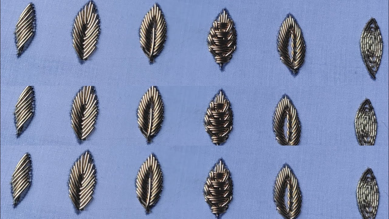 aari work dapka se Pati Kaise banaen aari work Zardosi se Patti Kaise banaen