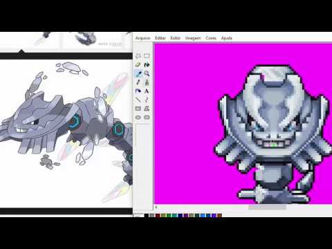 Desenvolvimento da Sprite do Mega Steelix