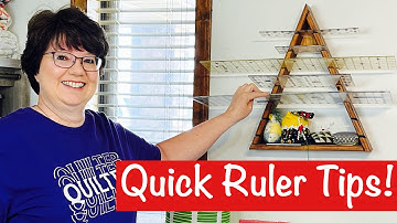 Quick Tip Friday: 5 TOP Tips for Storing and Using Your Quilting Rulers