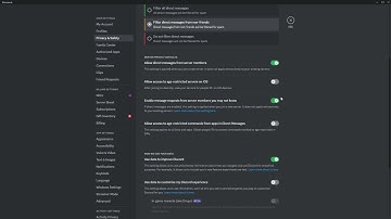 How to Enable/Disable Message Requests on DISCORD? #discord