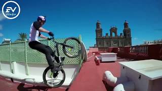 Best of BMX Rooftop insane cycle stunts screenshot 4