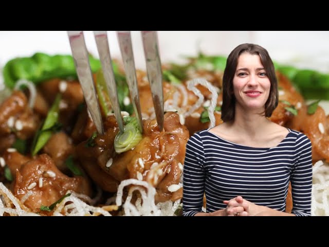 How To Make Alexiss Chicken Teriyaki Crispy Rice Noodle Bowl • Tasty