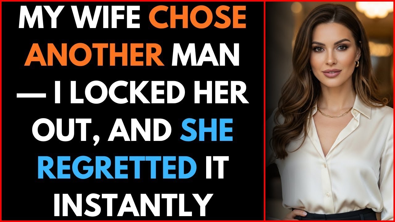 My Wife Chose Another Man — I Locked Her Out, and She Regretted It