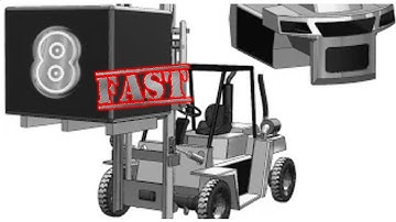 8F- Project 3| Beginner Forklift | SolidWorks  Fast 3D modeling Tutorial: Body2