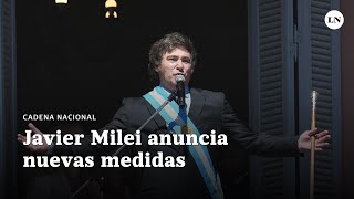 EN VIVO | Javier Milei habla por cadena nacional: anuncia el megadecreto de desregulación económica