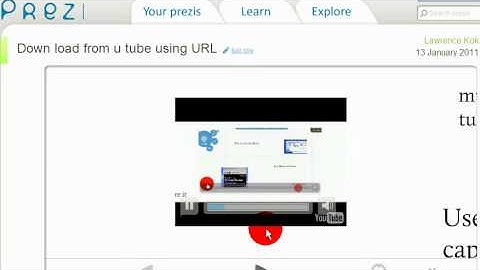 tutorial on uploading on u tube and download to prezi.avi