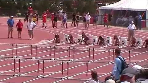 Alexis Duncan 100M Hurdles Prelims 5A Region 1 Tex...
