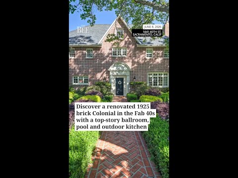 See Sacramento’s 1925 Fab 40s home tied to harp-playing socialite, beloved nanny