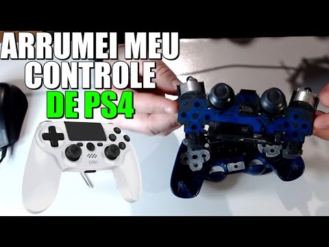 COMO TROCAR A BARRACHA DO PS4!!!