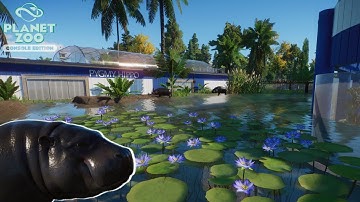 Building a PERFECT Pygmy Hippo Habitat! | Planet Zoo Console Edition Franchise Mode | Ep.10 |