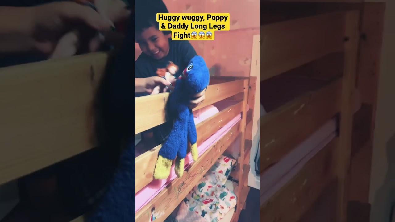 Huggy wuggy, Poppy & Daddy Long Legs Fight😱😱😱