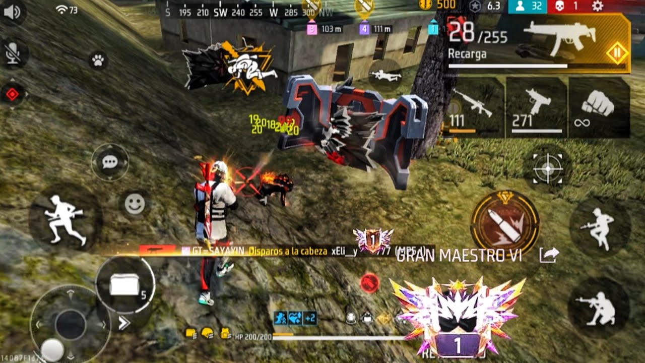 ASÍ ES JUGAR EN CUENTA NIVEL 90 SUMANDO 8,028 PUNTOS EN Br CLASIFICATORIA T50 FREE FIRE