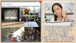 RMT Journey: How I prepared and passed the MedTech Board Exam (MTLE) + tips & habits + mini vlog