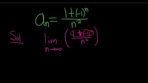 Larson Calculus 9.1 #32: Determine if the Sequence a_n = (1 + (-1)^n)/n^2 Converges or Diverges