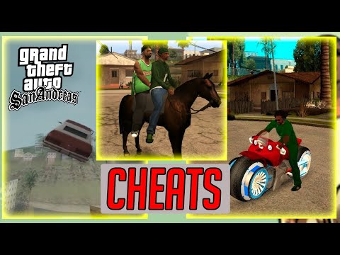 Usando os MELHORES CHEATS ou CÓDIGOS do GTA SAN ANDREAS 