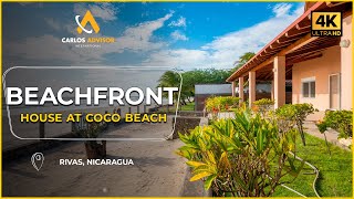 🌟NEW PRICE! Beachfront Property For Sale in Nicaragua @ Coco Beach Rivas | $595,000 USD  #22444
