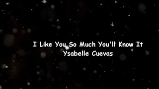 Download Lagu I Like You So Much You'll Know It - Ysabelle Cuevas cover by Isnaini Mukti Sari (Lirik Video) Download Lagu I Like You So Much You'll Know It - Ysabelle Cuevas cover by Isnaini Mukti Sari (Lirik Video)