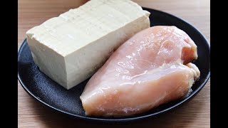 【雞胸肉豆腐丸子】1塊雞胸肉加1塊豆腐，簡單壹做太美味了 ... 