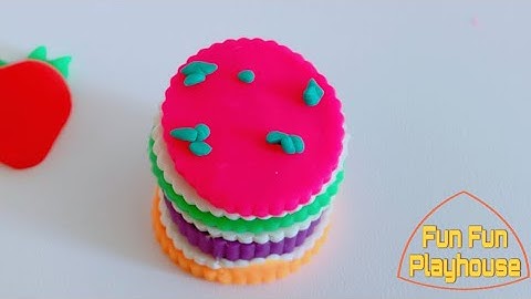 Toy Learning Video for Toddlers - Learn Colors, Shapes, and Numbers with a Birthday Cake!