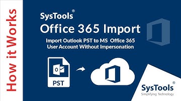 SysTools PST Import Software (Deprecated) - Without Impersonation - Upload PST to Cloud