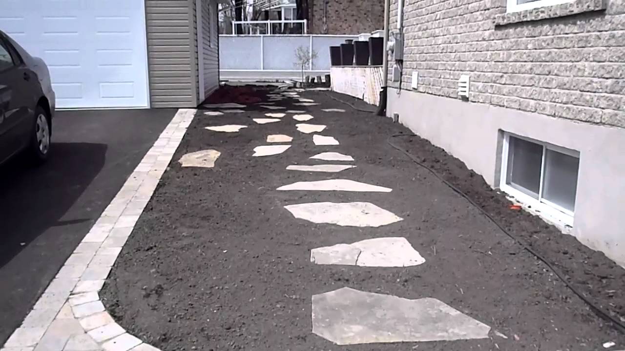 Comment Faire Un Trottoir Autour D'une Maison Youtube